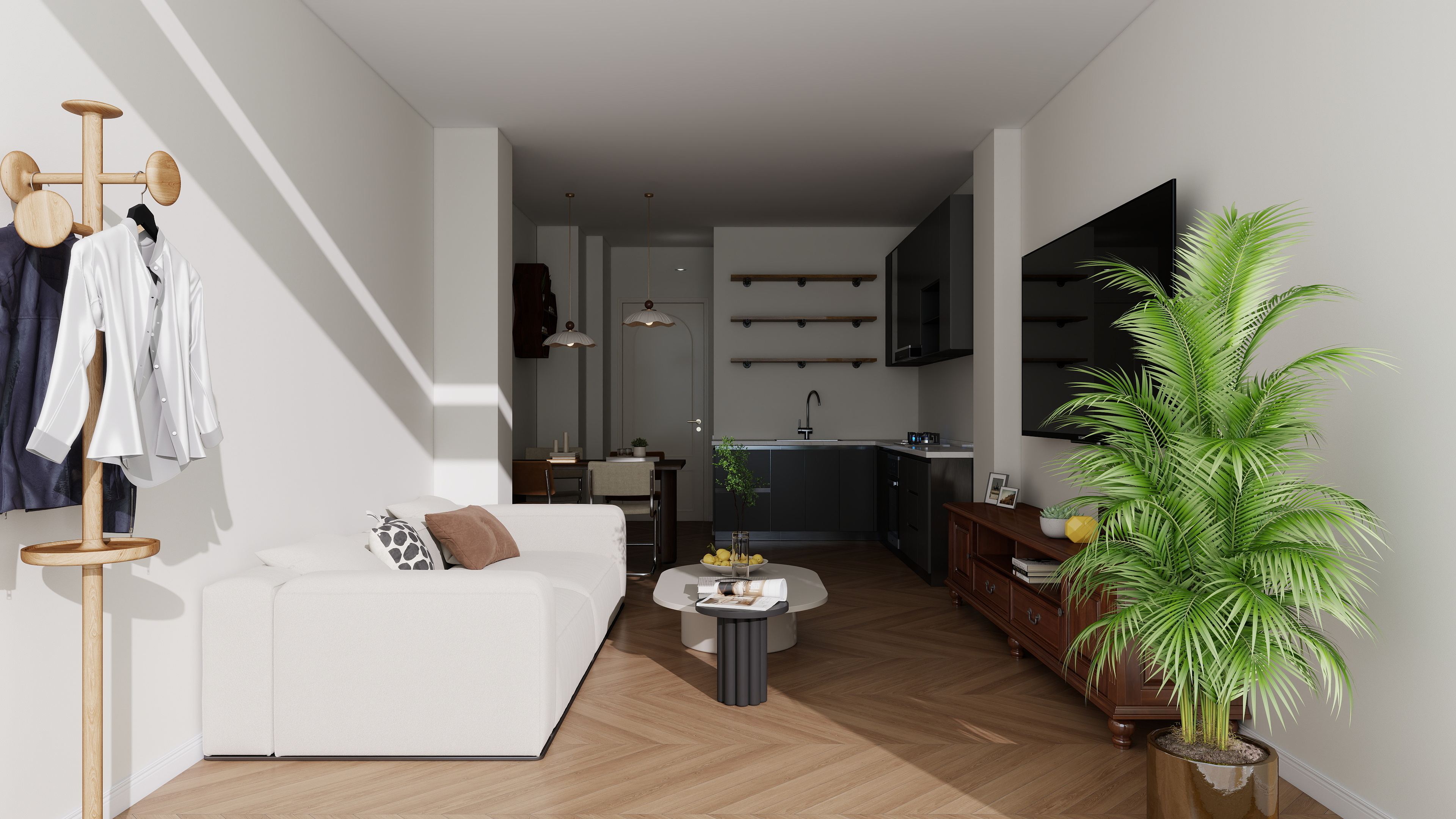 Salón contemporáneo de referencia para el Loft Rochapea